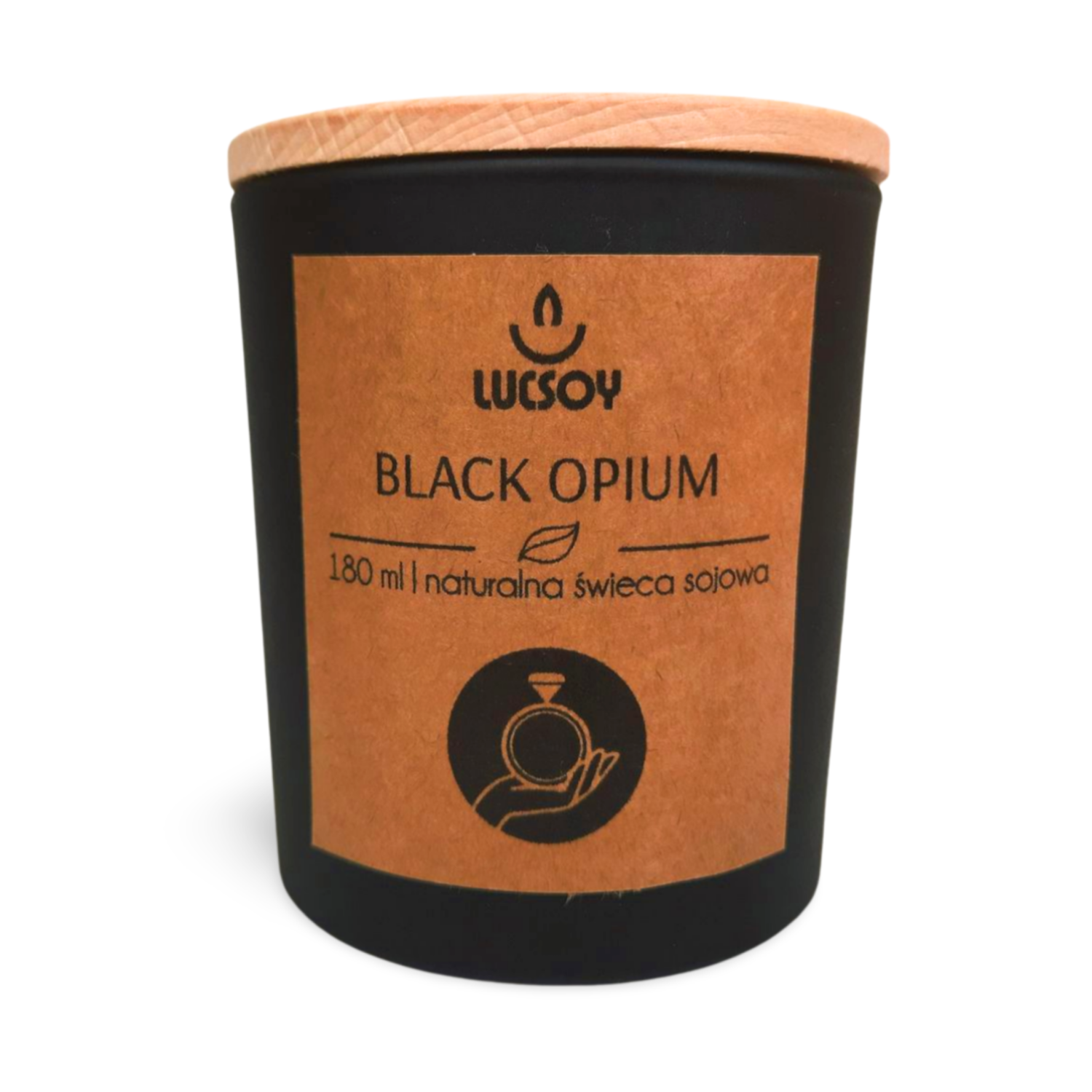 świeca sojowa zapachowa black opium 180ml