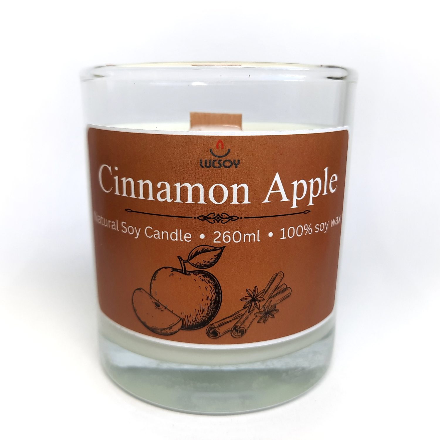 świeca sojowa o zapachu Cinnamon Apple