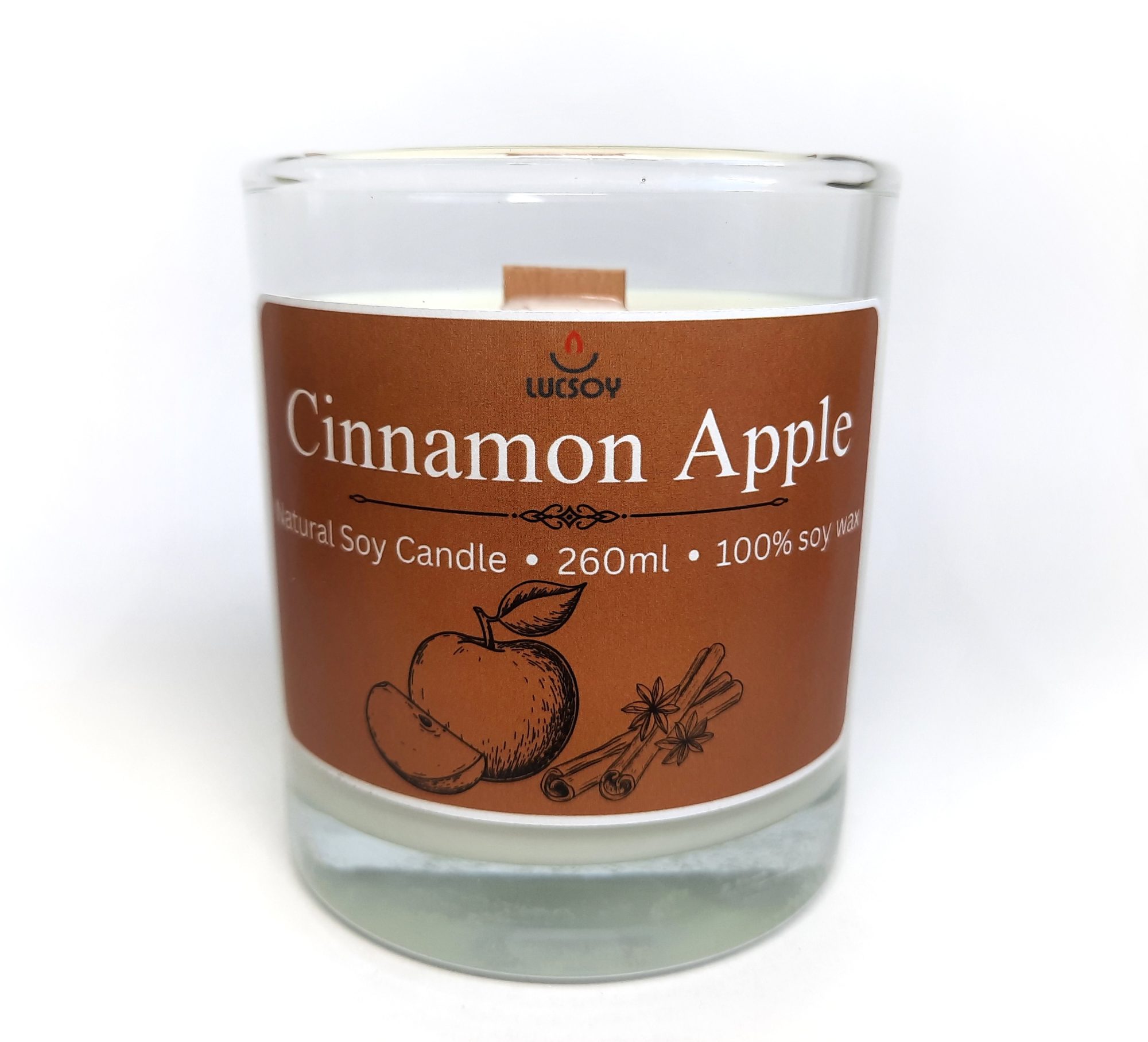 świeca sojowa o zapachu Cinnamon Apple