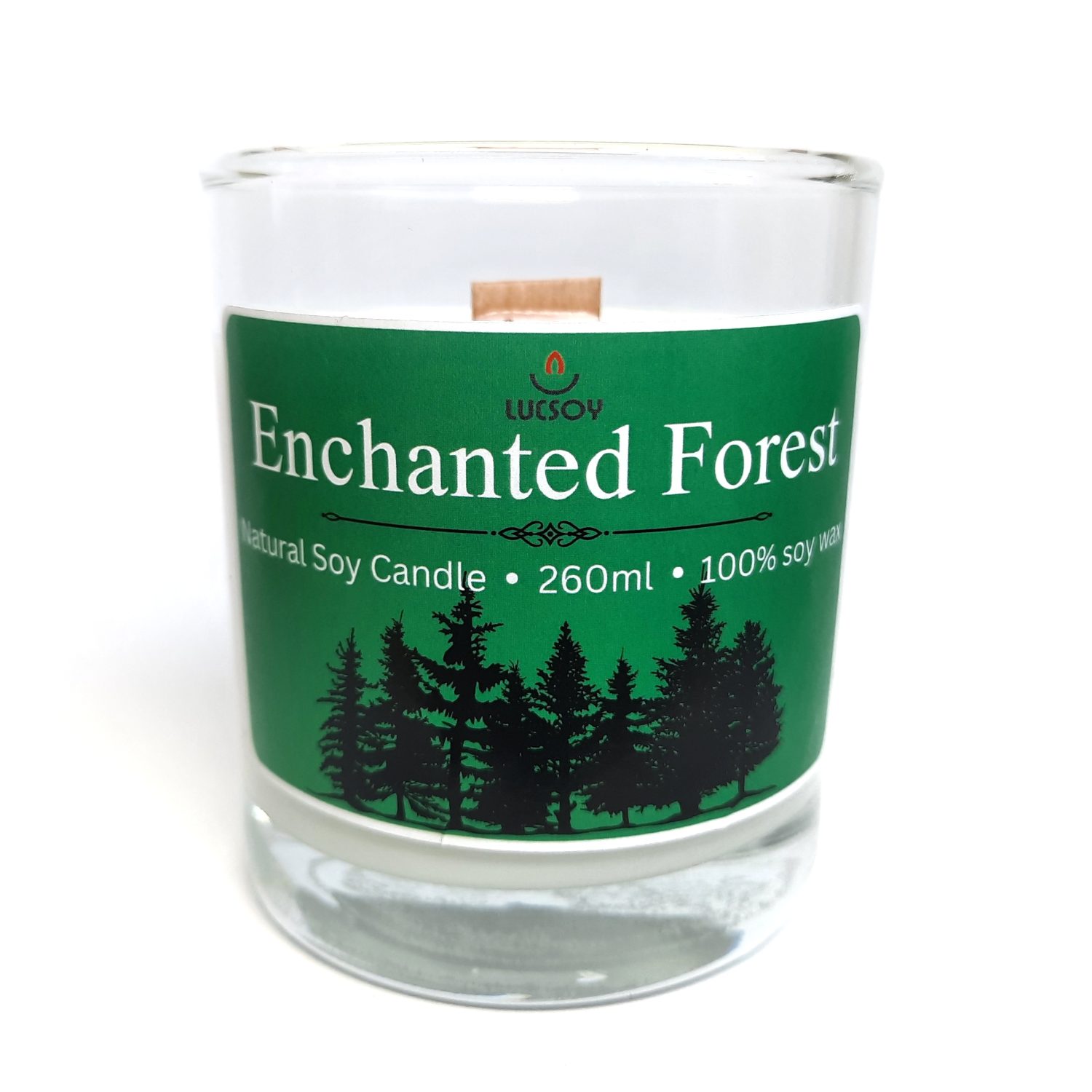 świeca sojowa o zapachu Enchanted Forest